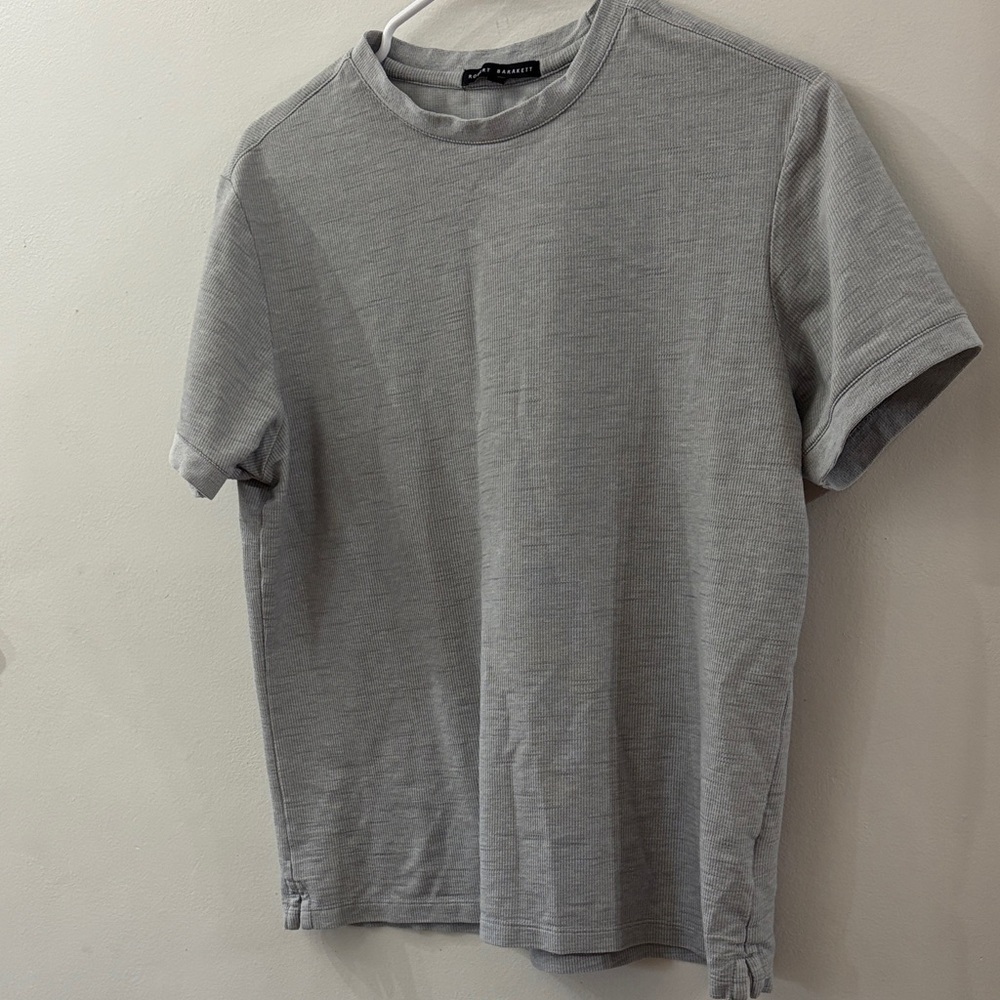 Robert Barakett Men's Short-Sleeve Crewneck T-Shirt - Light Gray- small